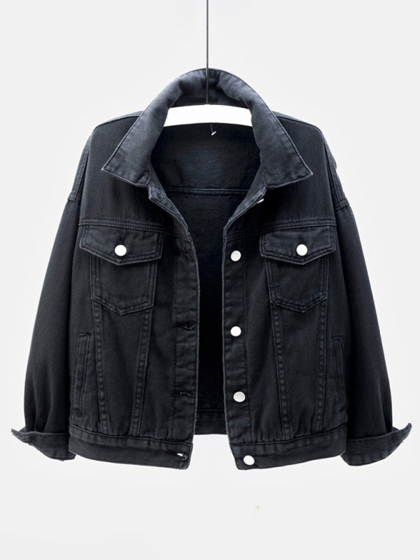 Women's New Colorful Loose Fit Denim Jacket