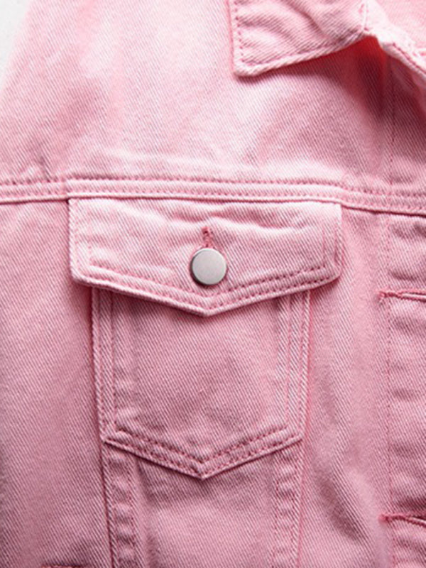 Women's New Colorful Loose Fit Denim Jacket