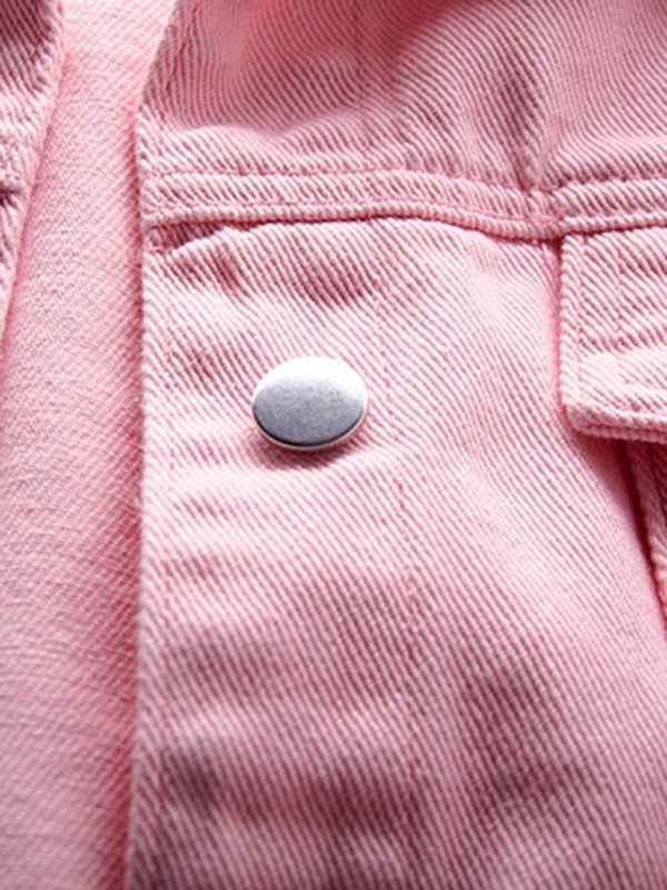 Women's New Colorful Loose Fit Denim Jacket